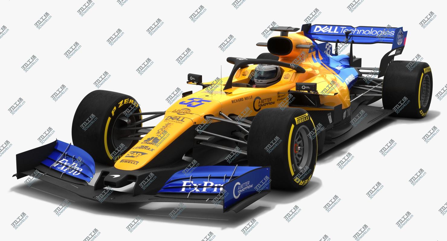 images/goods_img/202104022/McLaren F1 MCL34 Formula 1 Season 2019 3D model/2.jpg